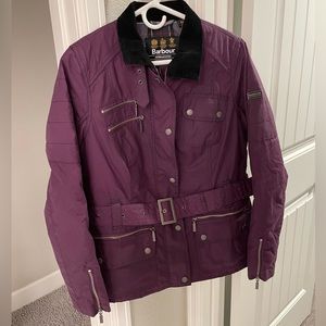 Women’s Barbour jacket.